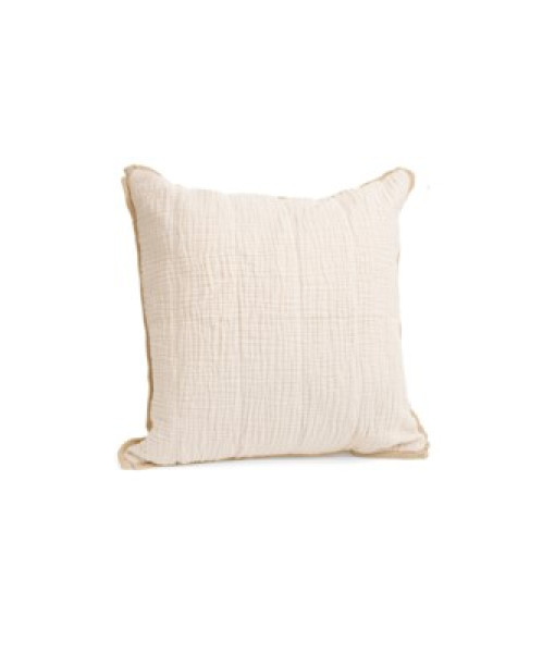 Coussin Avec Cordon  Creme 18x18