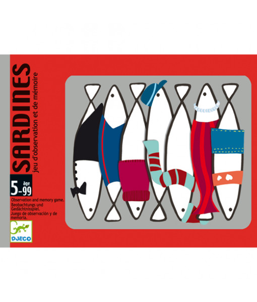 Carte Djeco - Sardines