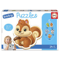 5 Casse-tetes Baby Puzzle-animaux Refresh