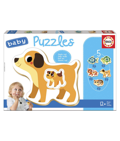 5 Baby Puzzles-petits Animaux Refresh