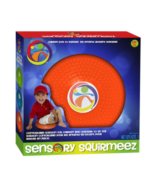 Sensory-ballon Plat Squirmeez Orange