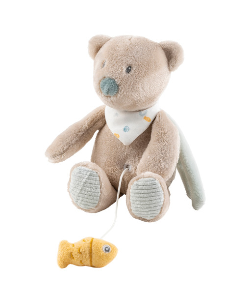 Peluche Musicale Jules L'ours 23cm