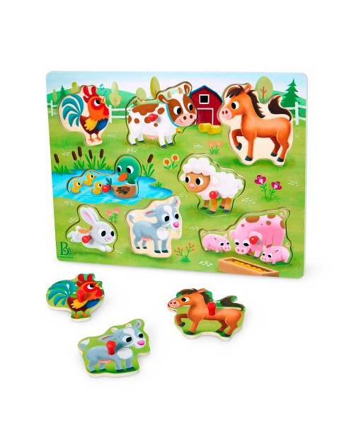 Casse-tete Peek&explore - Animaux Ferme