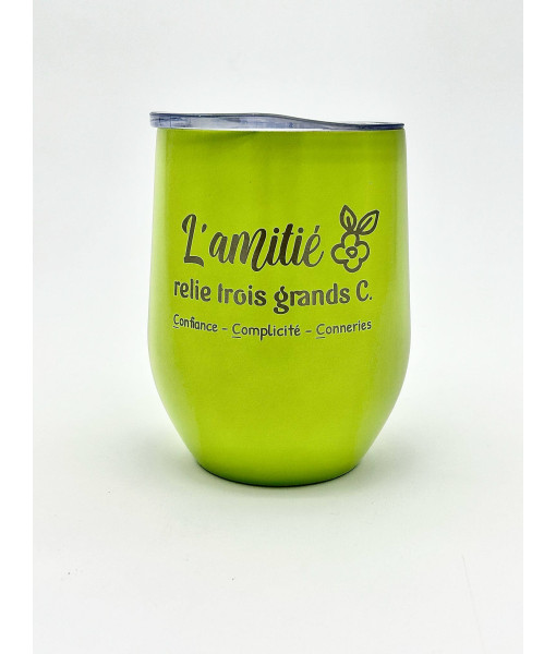 Isotherme - Verre - L'amitié Relie Trois Grands C
