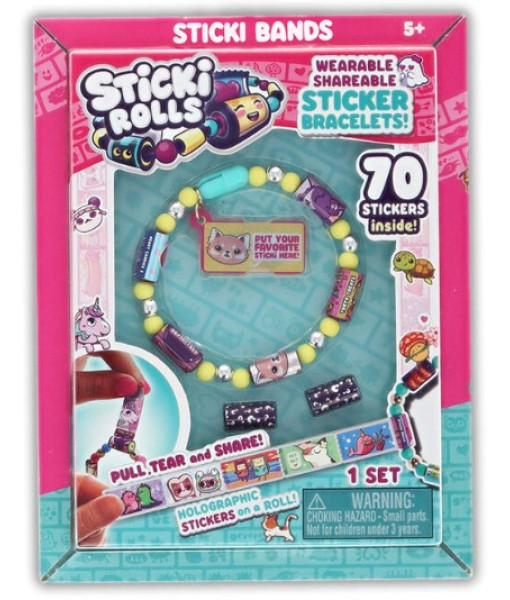 Sticki Rolls - Bracelet Et 70 Autocollants