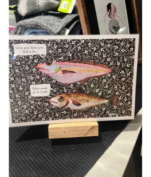 Fish N Ship - Carte Postal - Lacher Prise