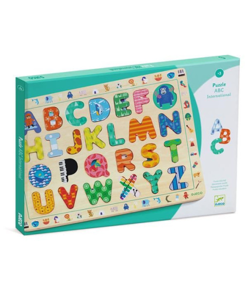 Puzzle Bois/abc/26 Pcs