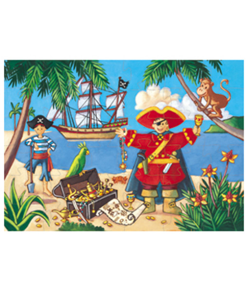 Puzzle Silhouette / Pirate / 36 Pcs