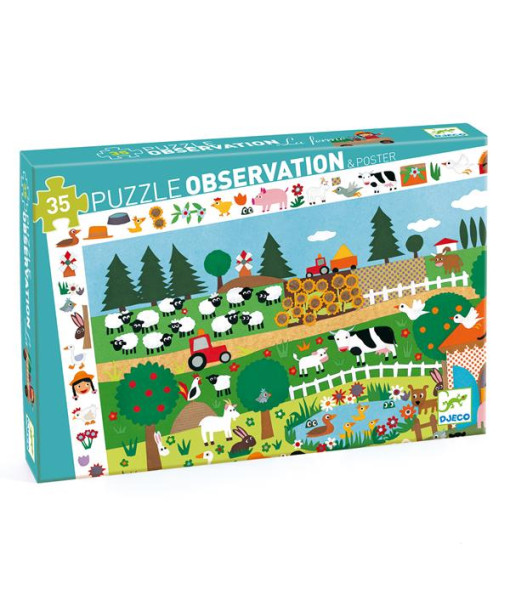 Puzzle Observation / Ferme / 35 Pcs
