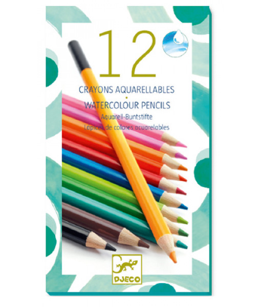 12 Crayons Aquarelle / Classique