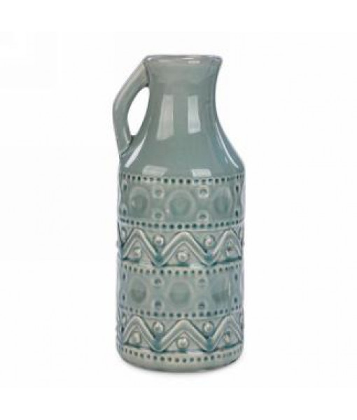 Vase Cruch Couleur Jade En Céramique